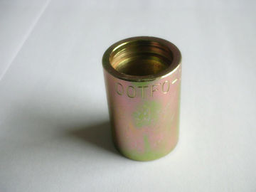 Gelber SAE Hydraulic Fittings Ferrule For-StahlFERRULEschlauch, hydraulischer Schlauch-Ärmel