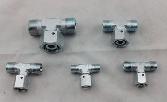 Metrische Faden-Biss-Art hydraulische Rohr-Adapter-Abzweigmuffe-Installationen mit Schwenker-Nuss L Reihe