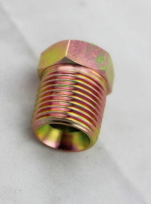 Verzinkte gelbe hydraulische NPT-Faden-Adapter, Hydraulikkupplungen und Zusätze